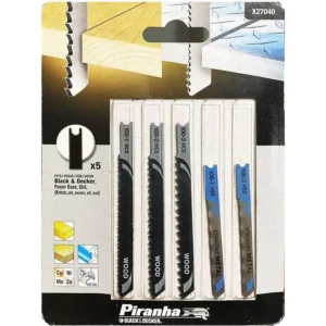 X27040 Assorted Jigsaw Blade Set 5 Piece