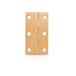 Butt Hinge Brass Finish 65mm (2.5in) Pack of