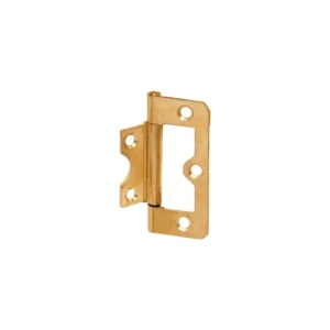 Flush Hinge Brass Finish 60mm (2.5in)Pack of