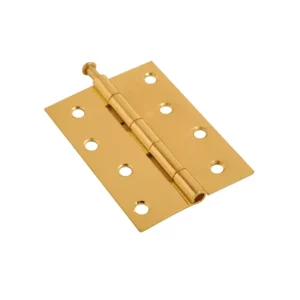 Loose Pin Butt Hinge Brass Finish 75mm (3in)