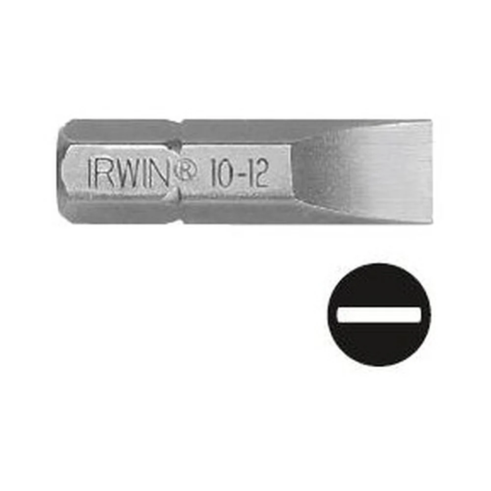 Screwdriver Bits Slotted 6.5 x 25mm (Pack 10)