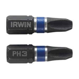 Impact Screwdriver Bits Phillips PH3 25mm (Pack 2)