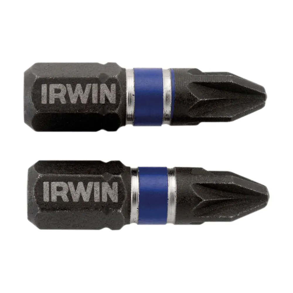 Impact Screwdriver Bits Pozi PZ2 25mm (Pack 10)