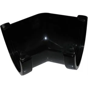 Black D/Flow 135° Gutter Angle Floplast