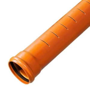 6m Single-Socket Slotted Pipe