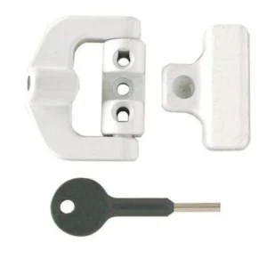 8K123 PVCu Window Lock White Finish