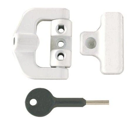 8K123 PVCu Window Lock White Finish