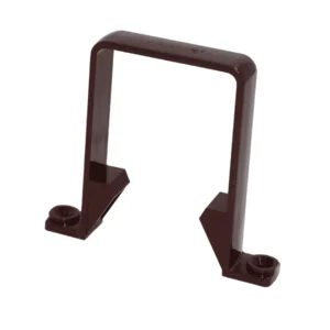 Square Pipe Clip-Brown