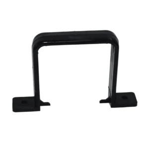 Square Flush Pipe Clip-Black