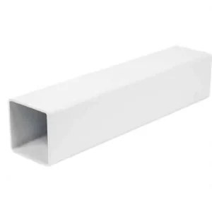 2.75m Square Down Pipe-White