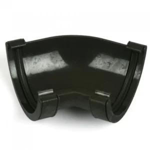 Ci Round 135° Gutter Bend Black