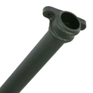 Ci 68mm Round Downpipe 2.5m Black