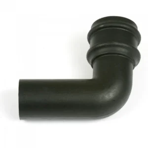 Ci Round 92.5° Pipe Bend Black