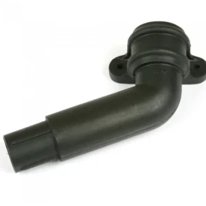 Ci Round 112.5° Spigot with Lugs L/H Black