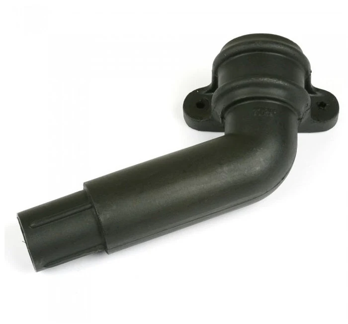 Ci Round 112.5° Spigot with Lugs L/H Black