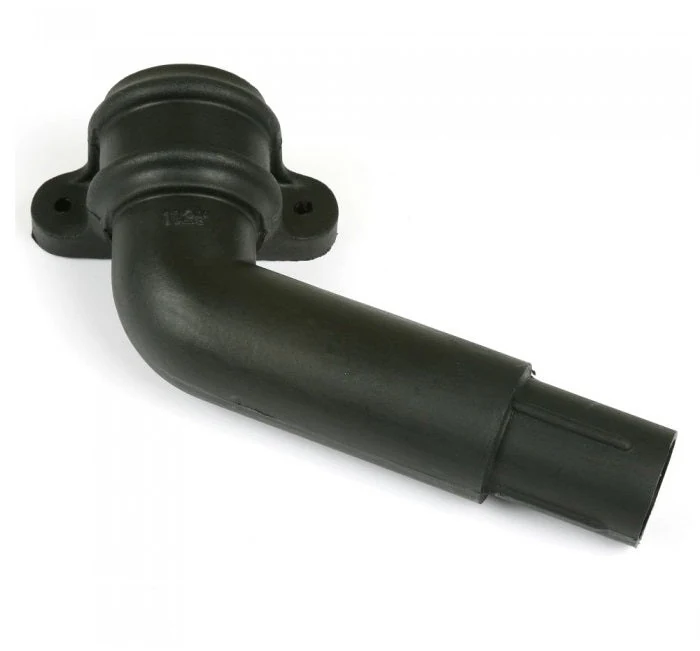 Ci Round 112.5° Spigot with Lugs R/H Black