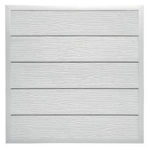 Deeplas- 167mm Embossed Feather Edge 6m Light Grey