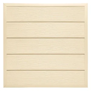 Deeplas- 167mm Embossed Feather Edge 6m Light Ivor