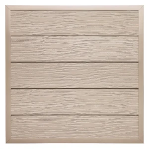 Deeplas- 167mm Embossed Feather Edge 6m Mocha Brow