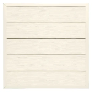 Deeplas- 167mm Embossed Feather Edge 6m Cream