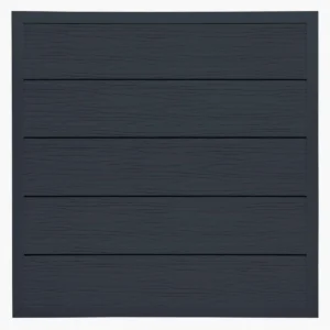 Deeplas- 167mm Embossed Feather Edge 6m Slate Grey