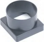 Envirotile- Square to Round Pipe Adapter