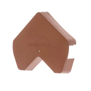 Envirotile- Standard Gable End Cap - Terracotta