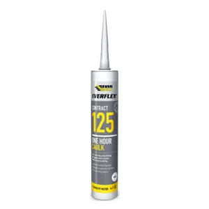 Everbuild 125 C4 One Hour Caulk 380ml White