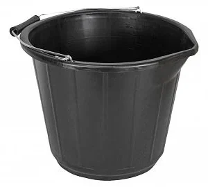 Faithfull Black Builders Bucket 14l