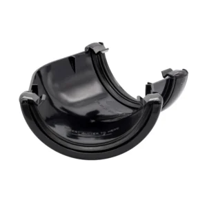 Black H/Round 135° Gutter Angle Floplast