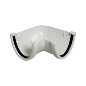 White D/Flow 90° Gutter Angle Floplast