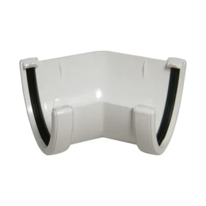 White D/Flow 135° Gutter Angle Floplast