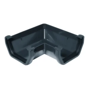 Anth Grey Square 90° Gutter Angle Floplast