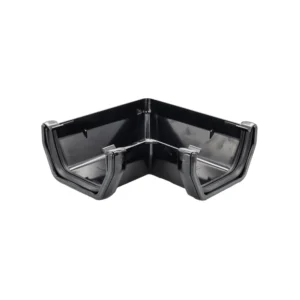 Black Square 90° Gutter Angle Floplast