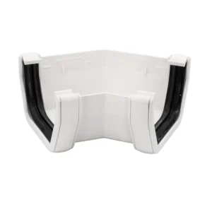 White Square 135° Gutter Angle Floplast
