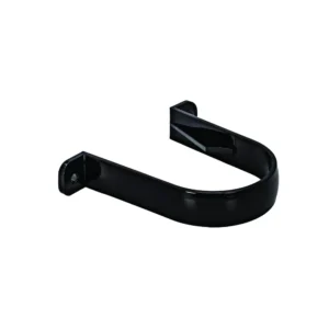 Black H/Round Pipe Clip Floplast