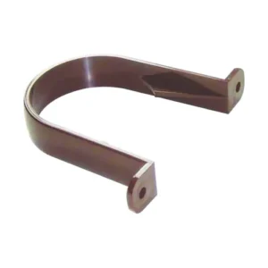 Brown H/Round Pipe Clip Floplast