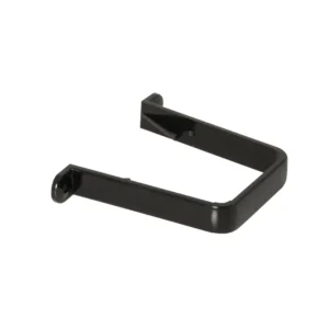 Black Square Pipe Clip Floplast