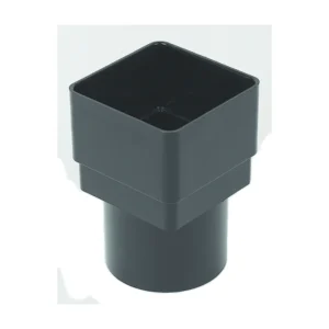Anth Grey Sq/Round D/Pipe Adaptor Floplast