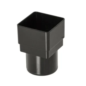 Black Sq/Round D/Pipe Adaptor Floplast