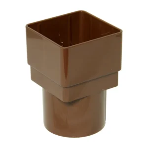 Brown Sq/Round D/Pipe Adaptor Floplast