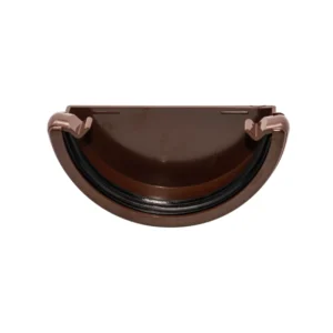 Brown H/Round Ext Stopend Floplast