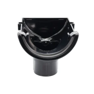 Black H/Round Stopend Outlet Floplast