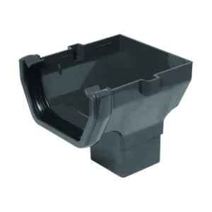 Anth Grey Square Stopend Outlet Floplast
