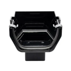 Black Square Stopend Outlet Floplast