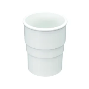 White H/Round Pipe Socket Floplast