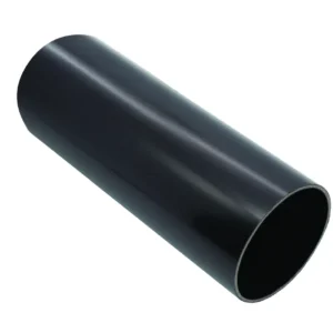 Soil- 3m Plain Ended Pipe-Black