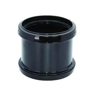 Soil- Double Socket Coupler-Black