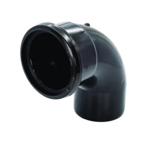 Soil- 92.5° Single Socket Bend-Black