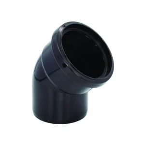 Soil- 135° Single Socket Bend-Black